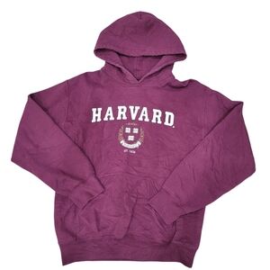 Vintage Harvard University Ruby Red Hoodie Sweatshirt Top Size: Small